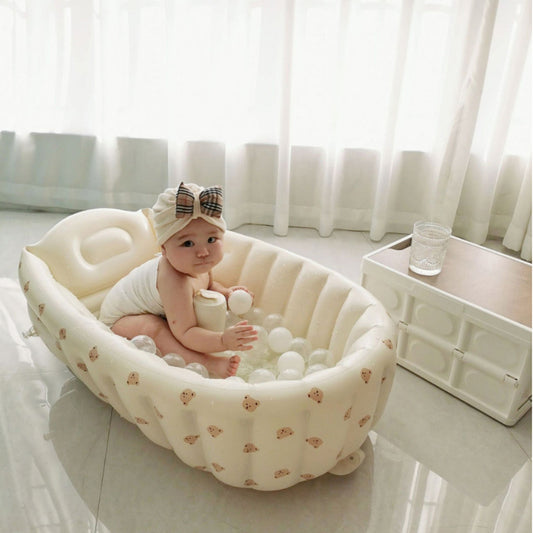 Foldable Inflatable Baby Bathtub Sitting Lying