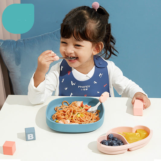 Portable Silicone Sucker Plate for Kids Feeding