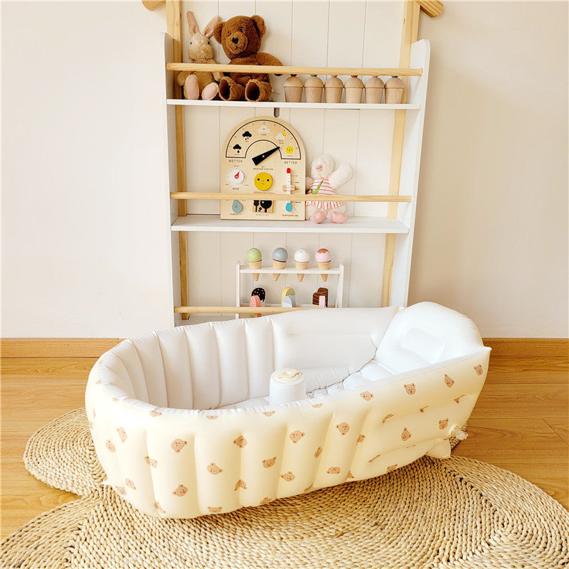Foldable Inflatable Baby Bathtub Sitting Lying
