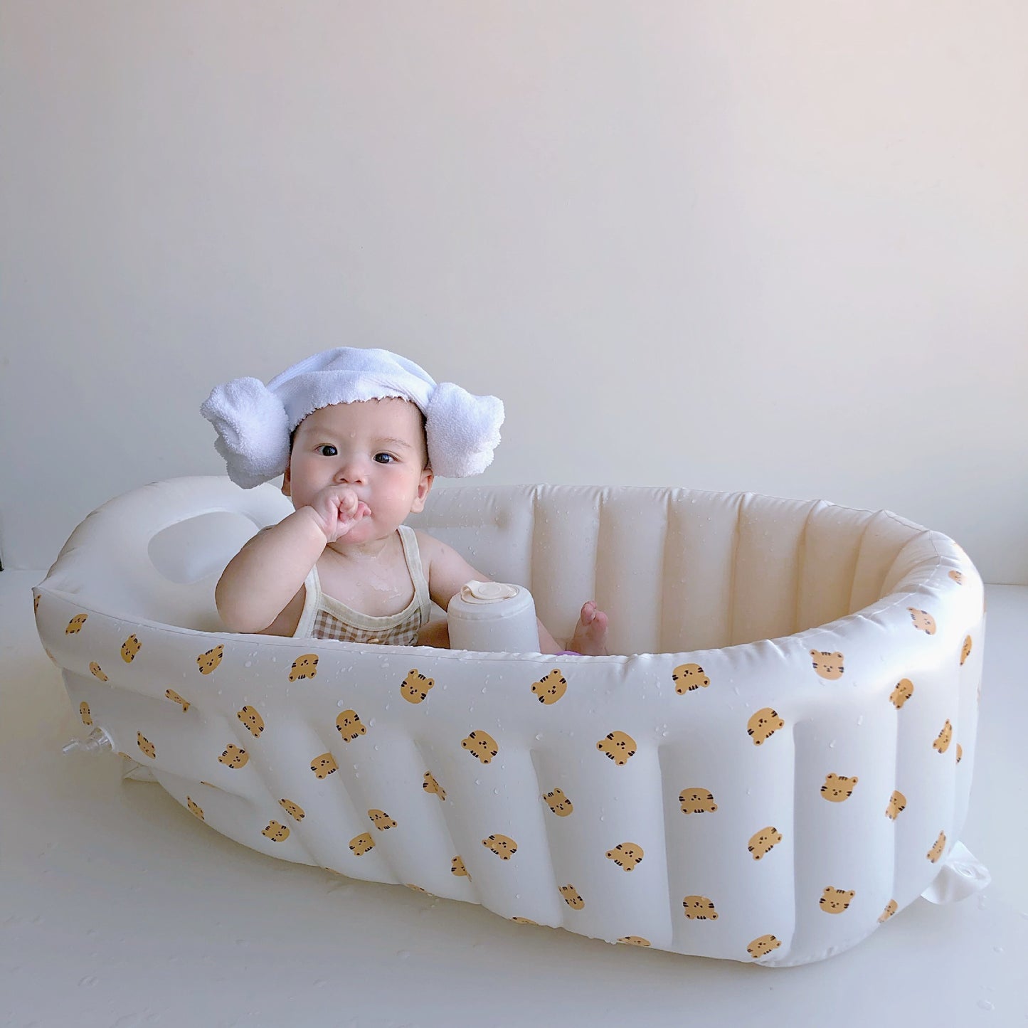 Foldable Inflatable Baby Bathtub Sitting Lying